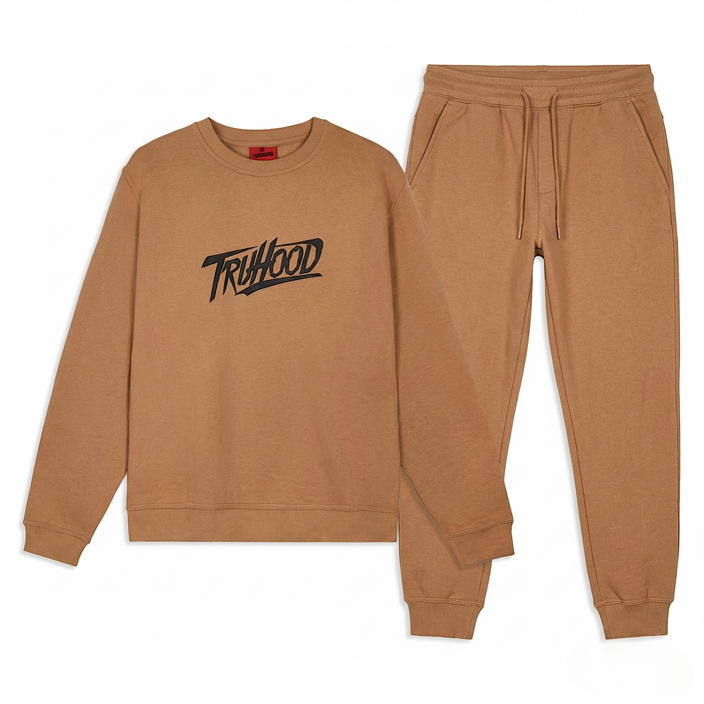 Light Brown Tru Woman Sweatsuit Set