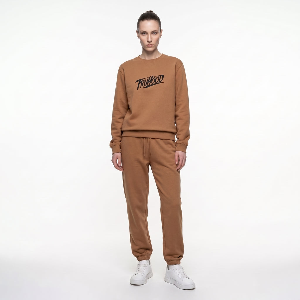 Light Brown Tru Woman Sweatshirt