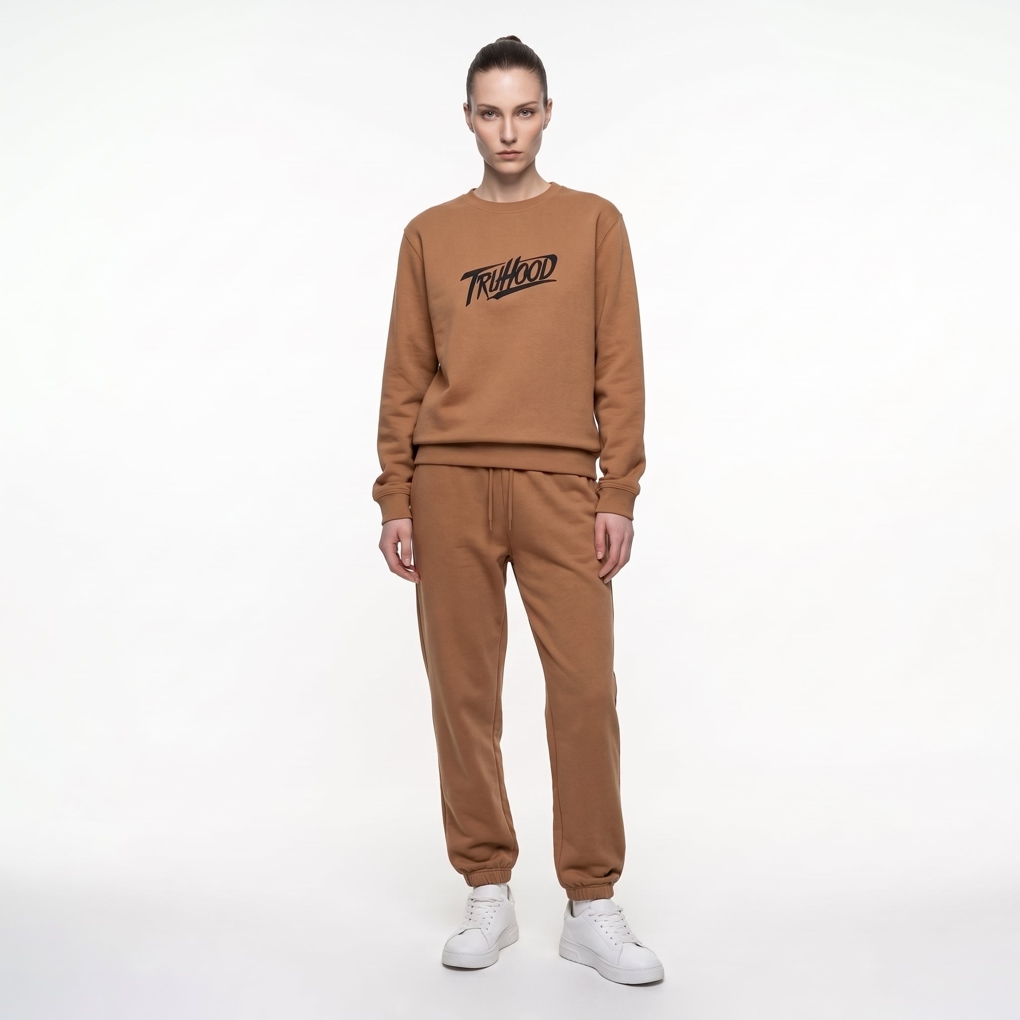Light Brown Tru Woman Sweatsuit Set