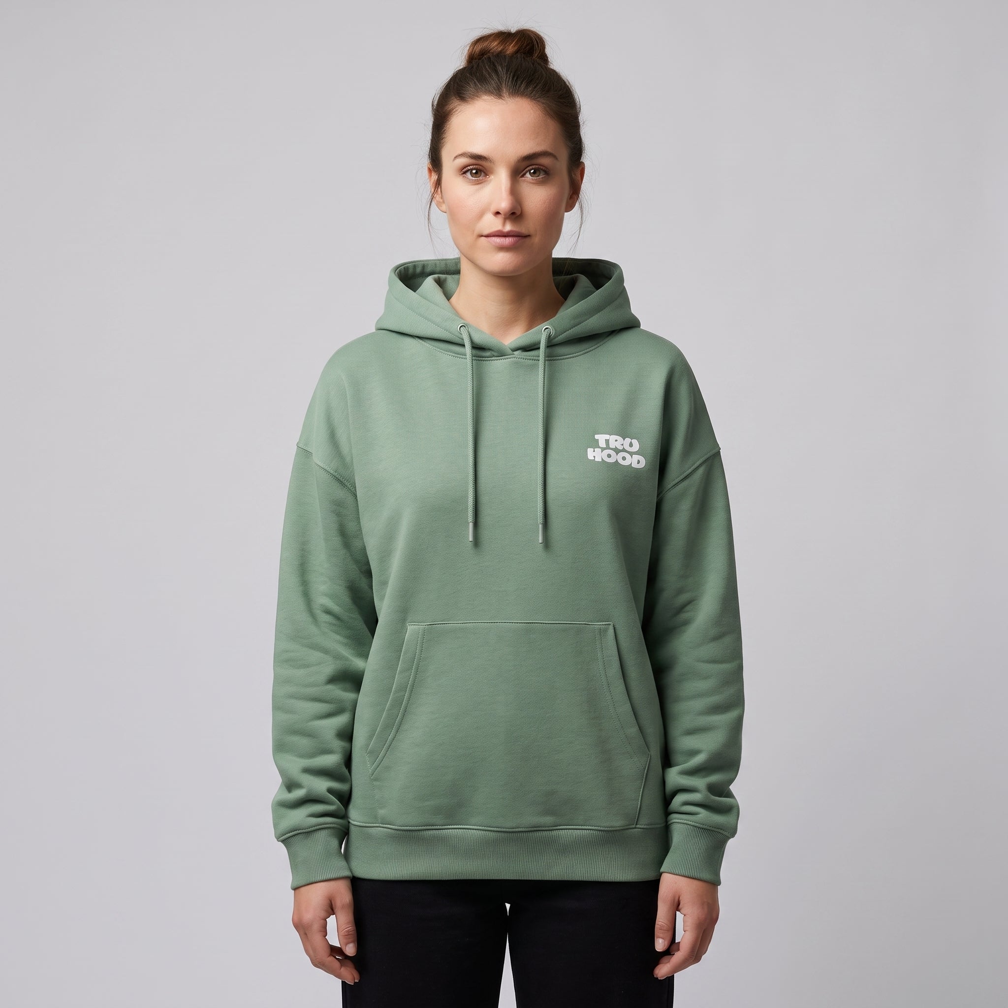 Sea Green Tru Woman Oversize Hoodie