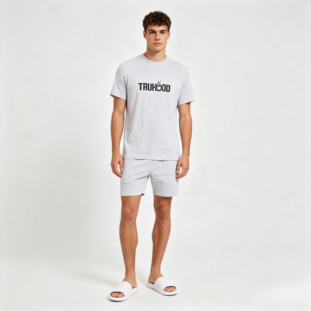 Black & Grey Tru Man T-Shirt Pack Of 2