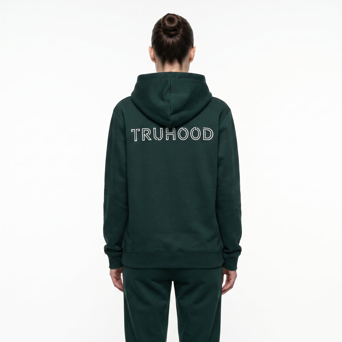Forest Green Tru Woman Full Zip Hoodie