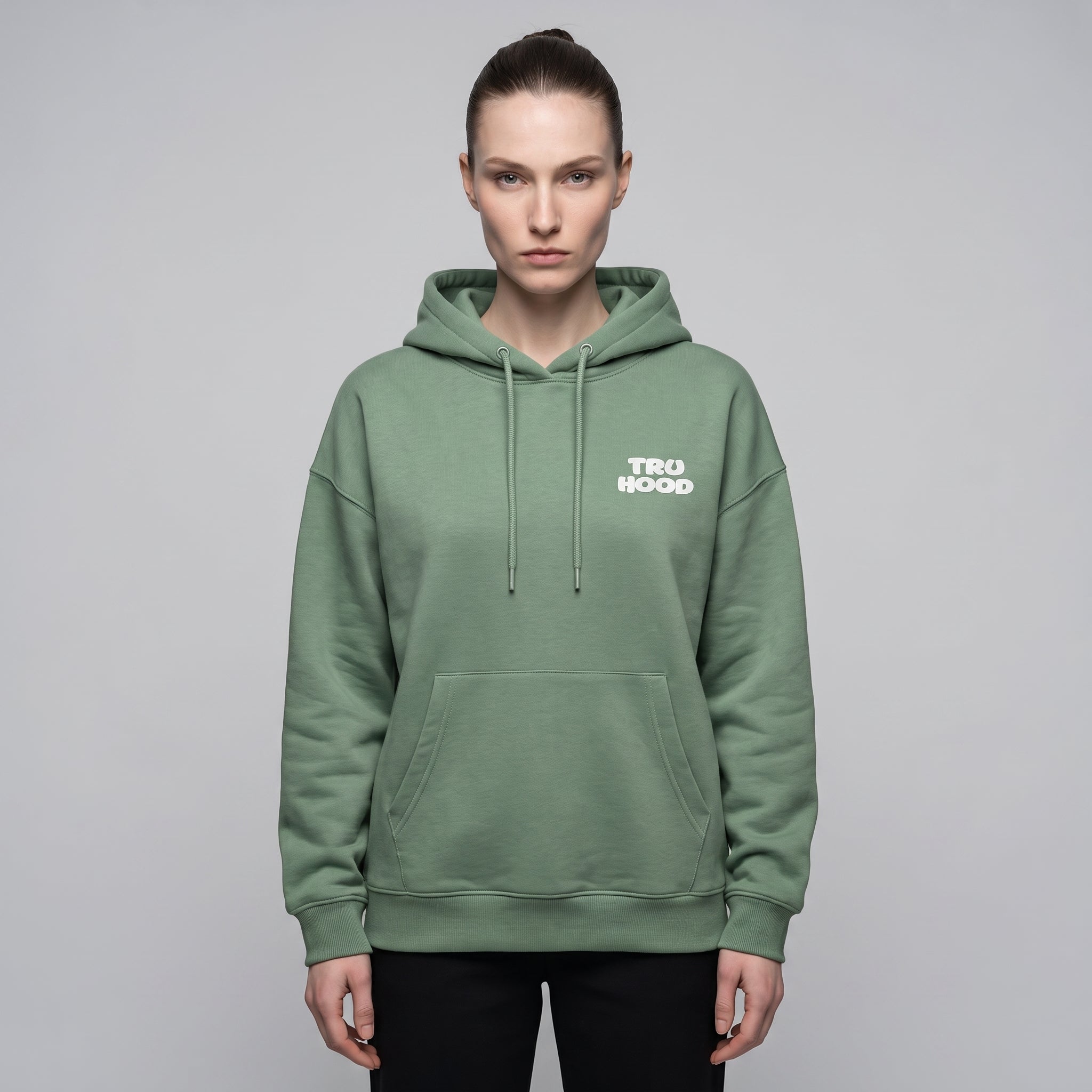 Sea Green Tru Woman Oversize Hoodie