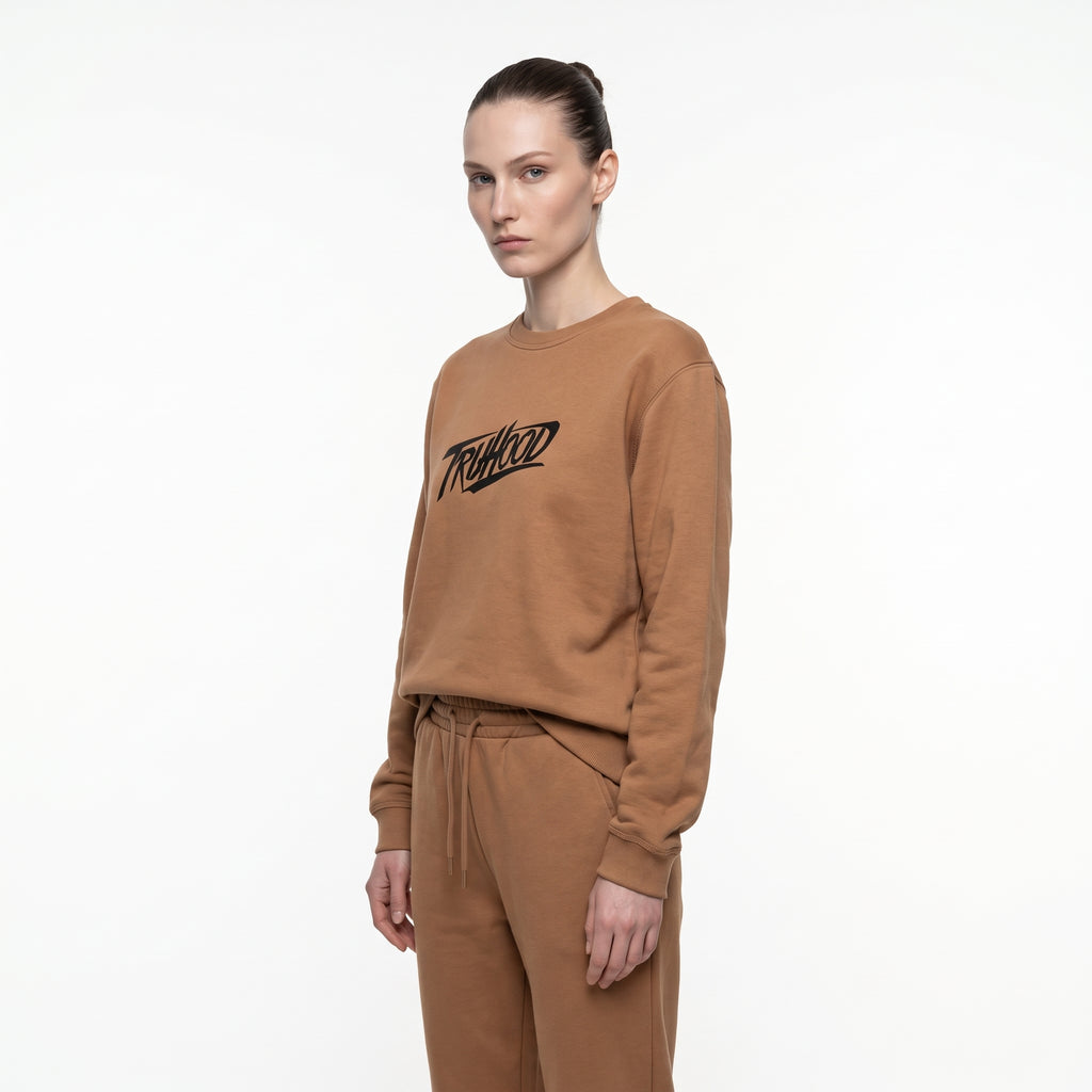 Light Brown Tru Woman Sweatshirt