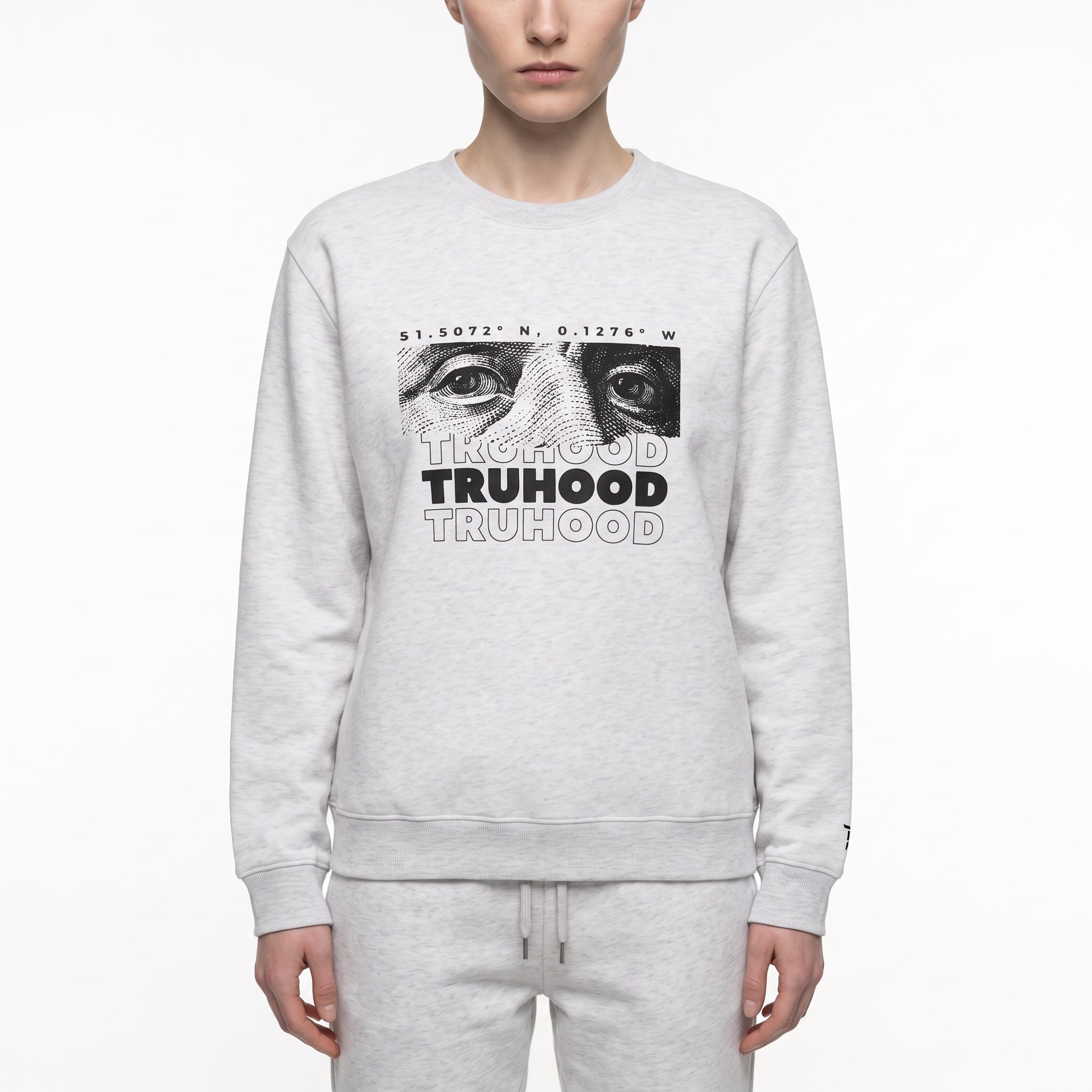 Light Grey Tru Woman Sweatshirt