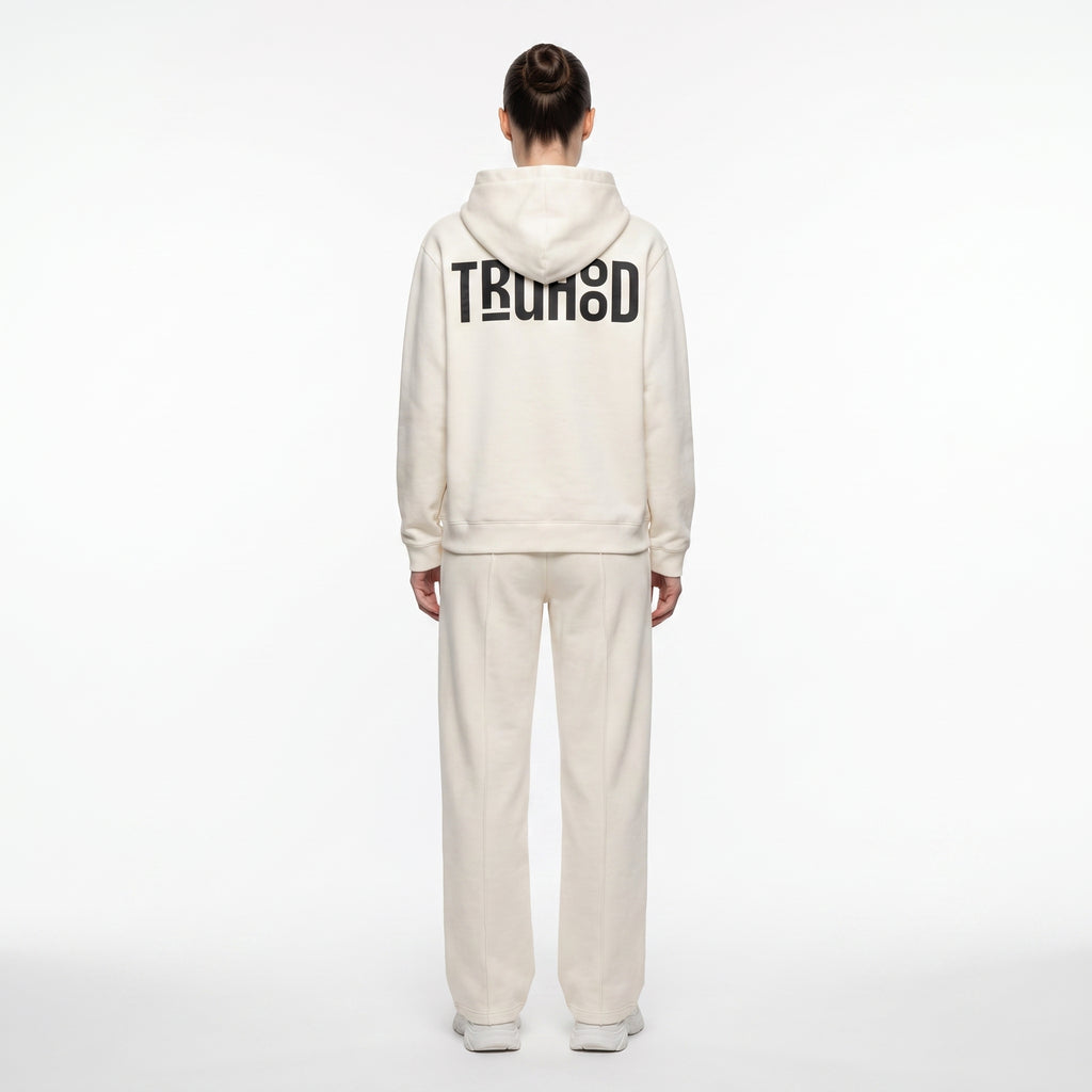 Ivory Tru Woman Full Zip Tracksuit Set
