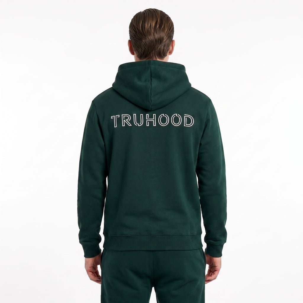 Forest Green Tru Man Full Zip Tracksuit Set