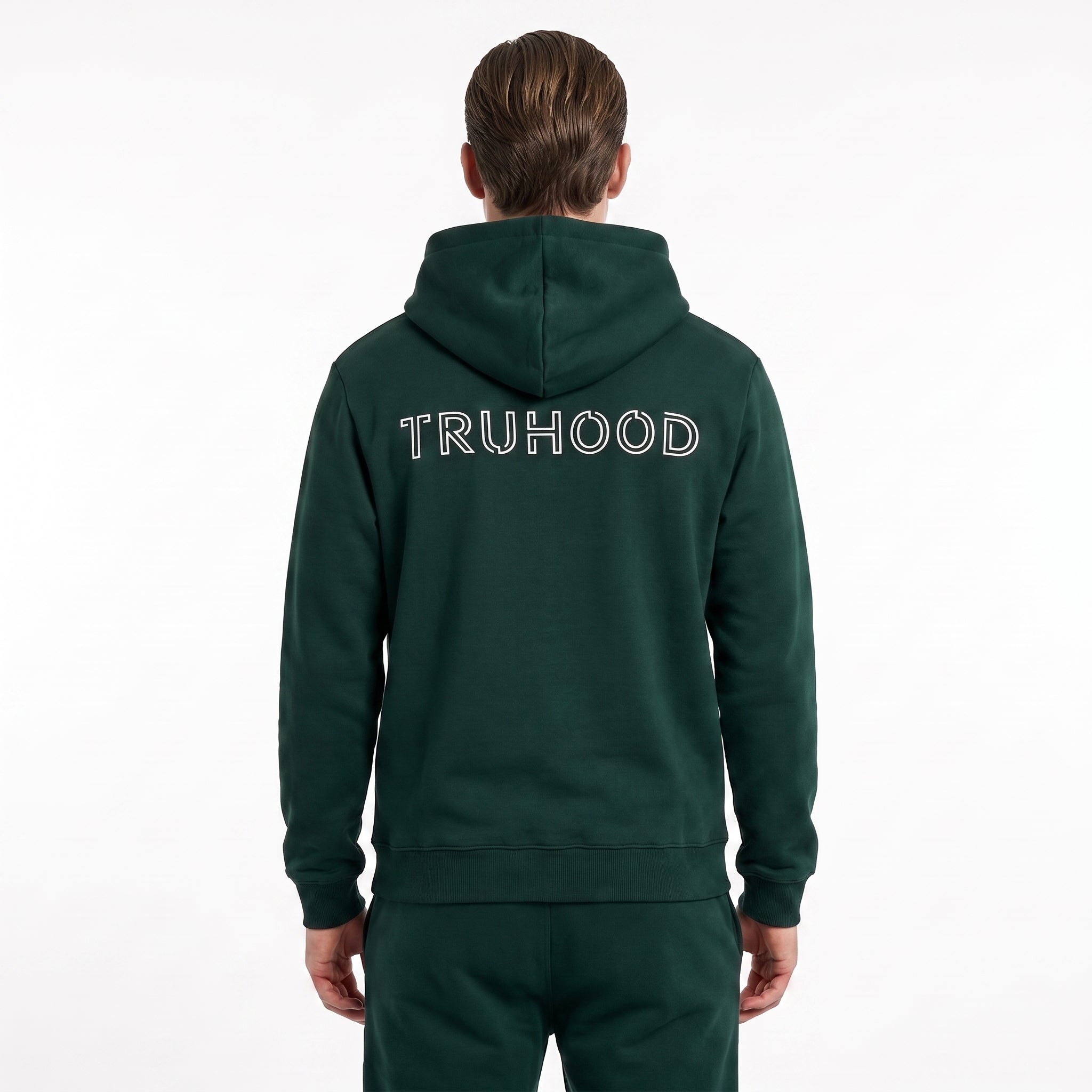 Forest Green Tru Man Full Zip Tracksuit Set