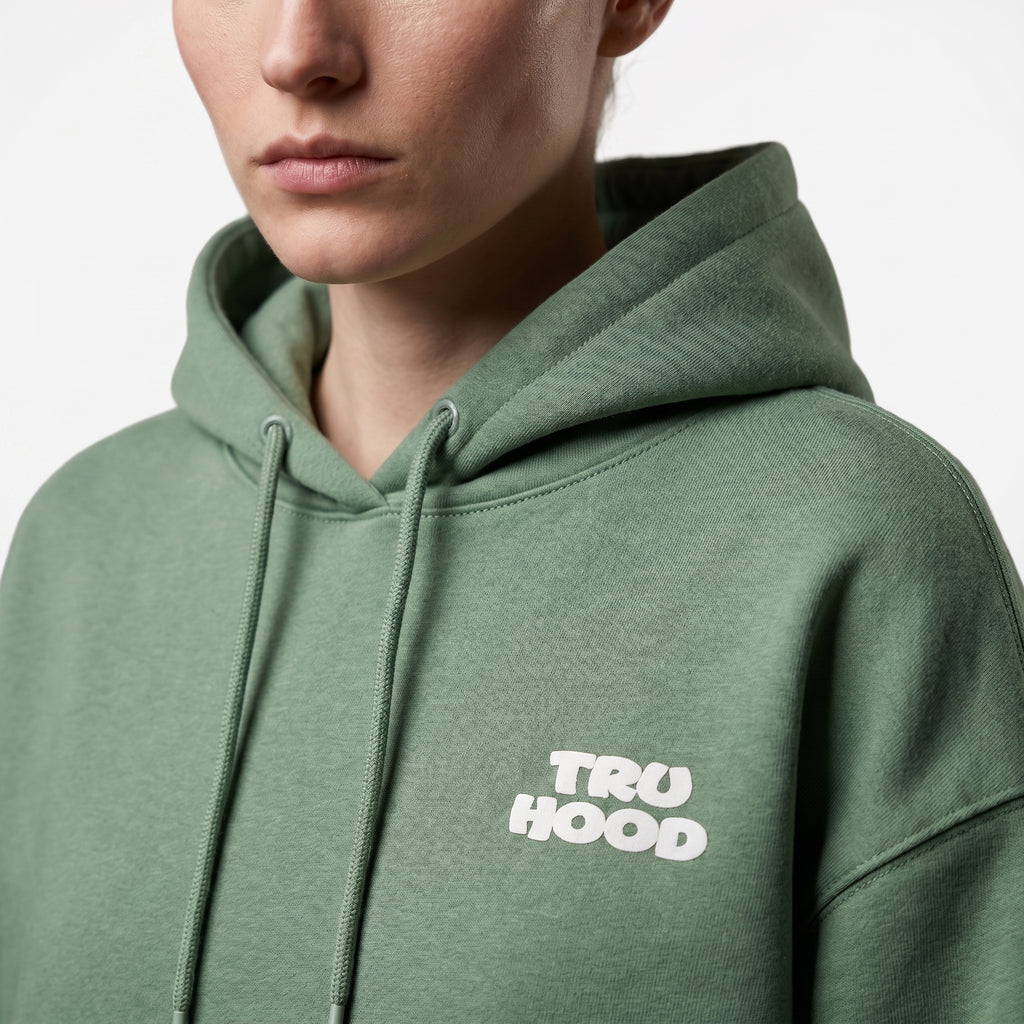 Sea Green Tru Woman Oversize Hoodie
