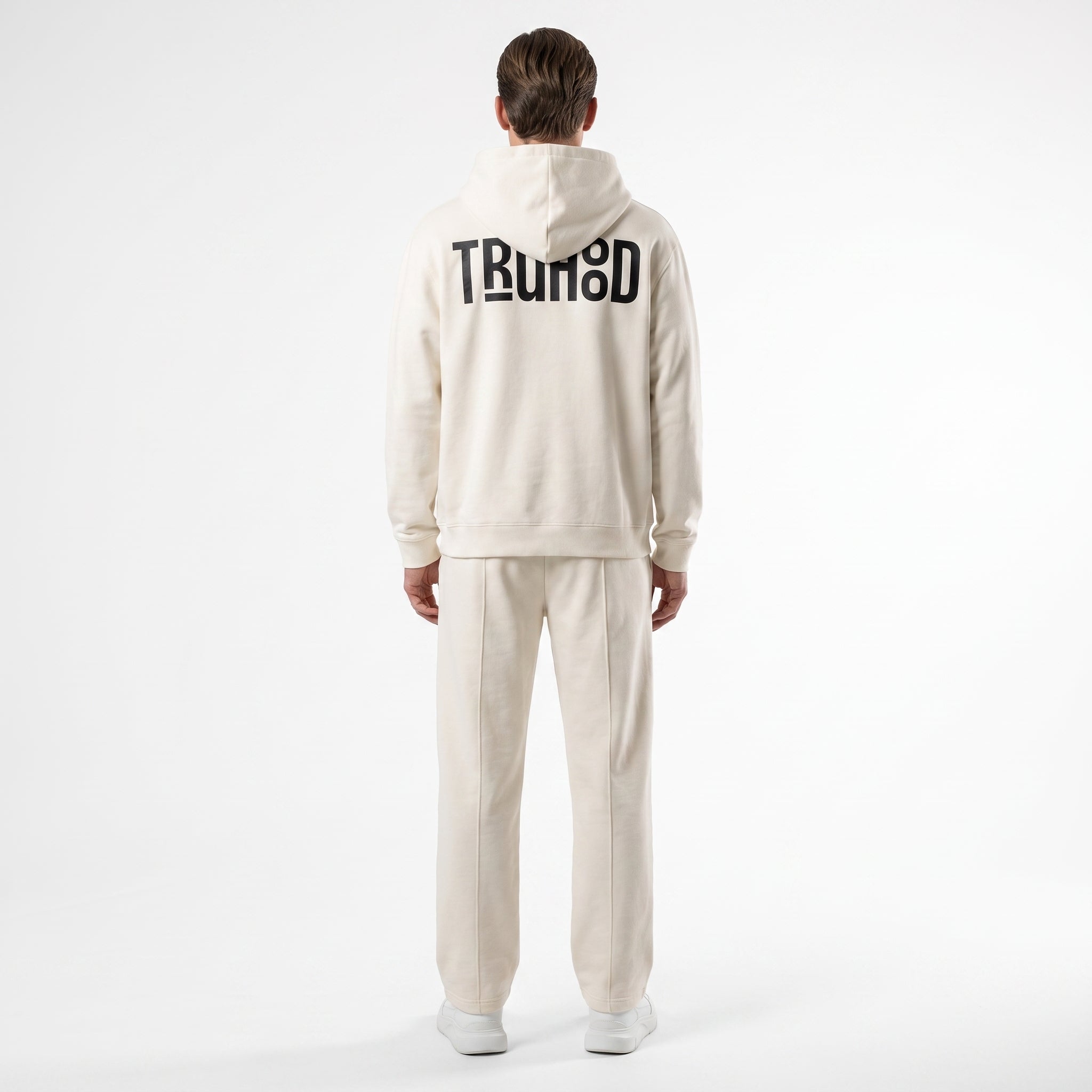 Ivory Tru Man Full Zip Tracksuit Set