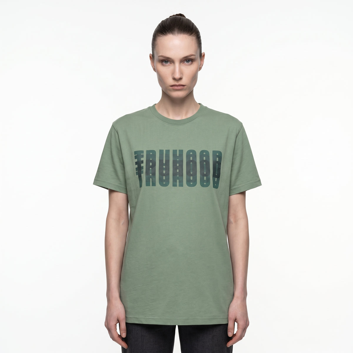 Sea Green Tru Woman T-Shirt