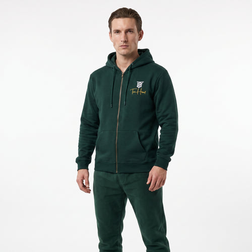 Forest Green Tru Man Full Zip Hoodie
