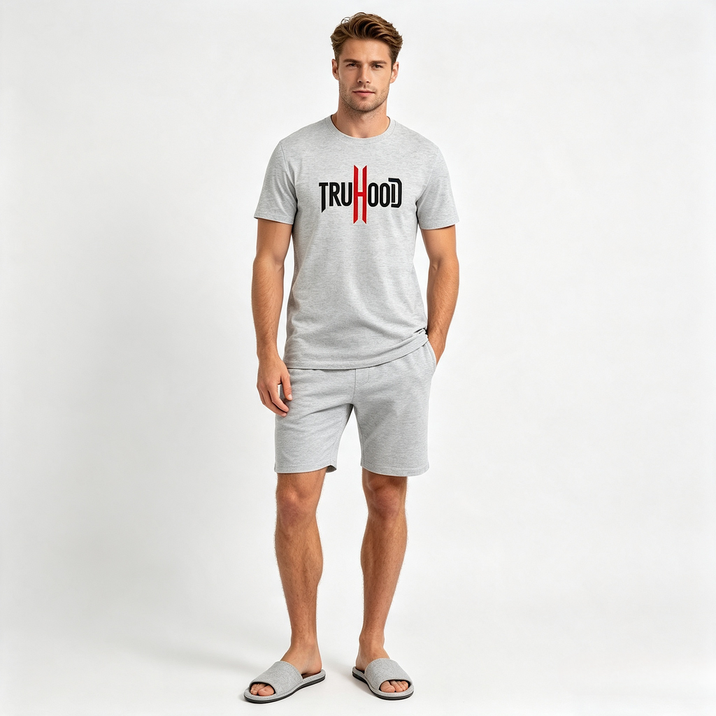Grey & Grey Tru Man T-Shirt Pack Of 2