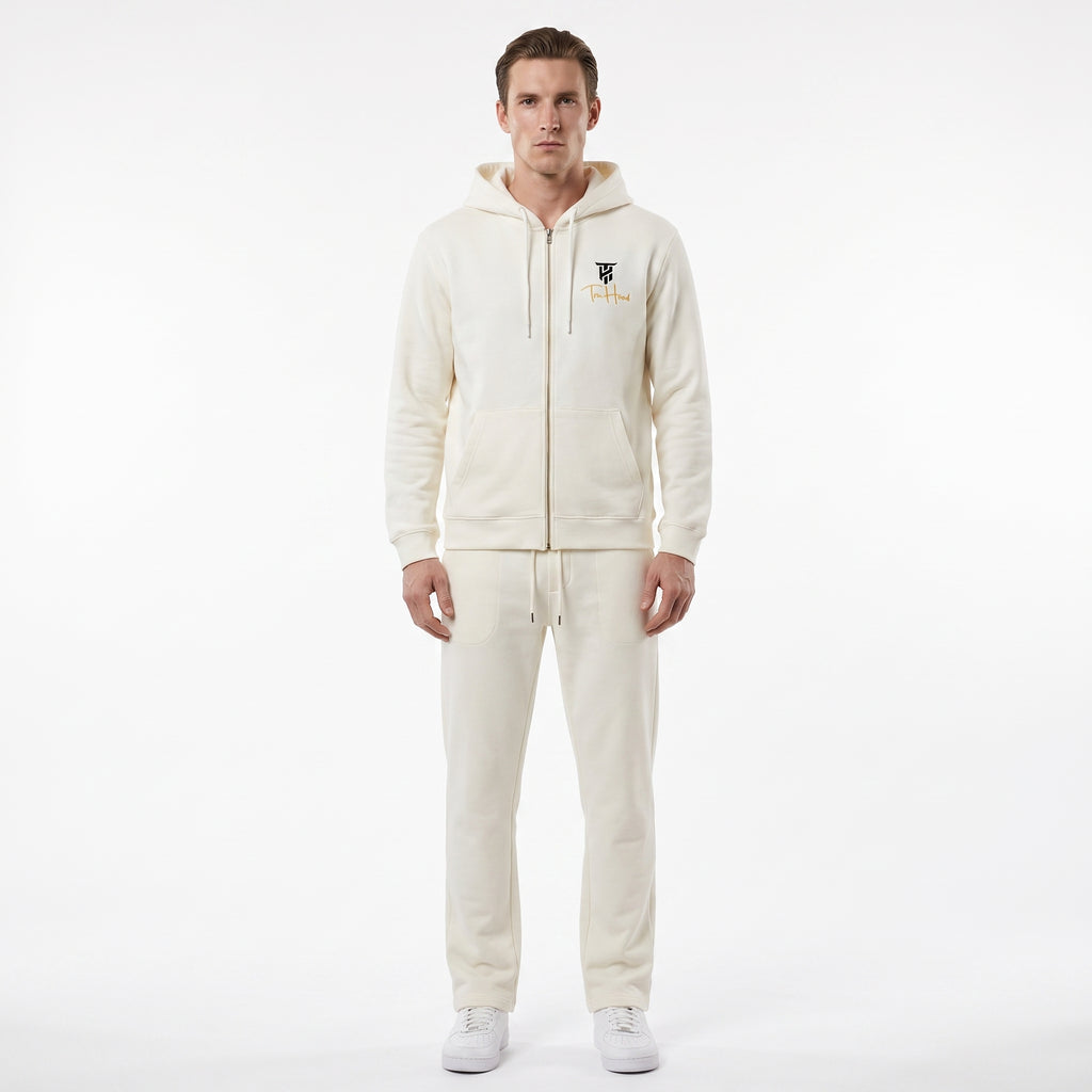 Ivory Tru Man Full Zip Hoodie