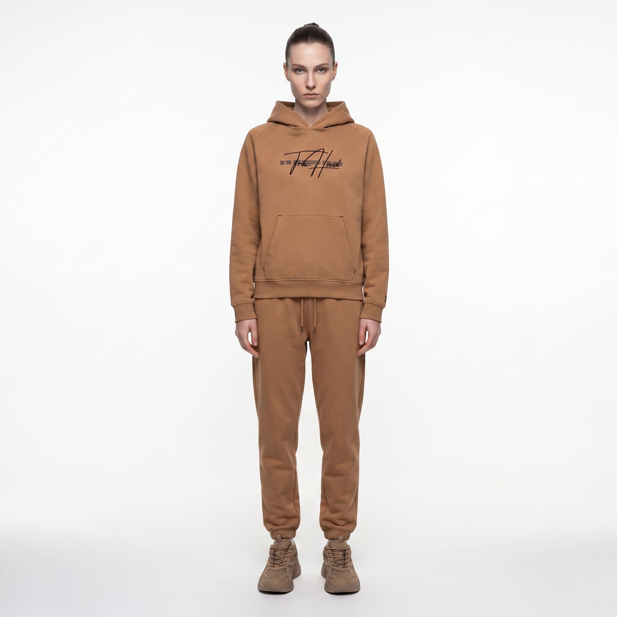 Light Brown Tru Woman Tracksuit Set