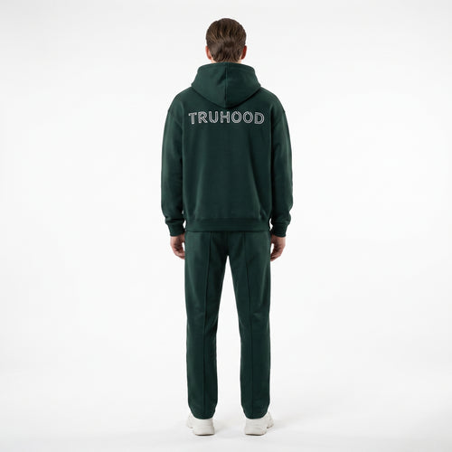 Forest Green Tru Man Full Zip Tracksuit Set