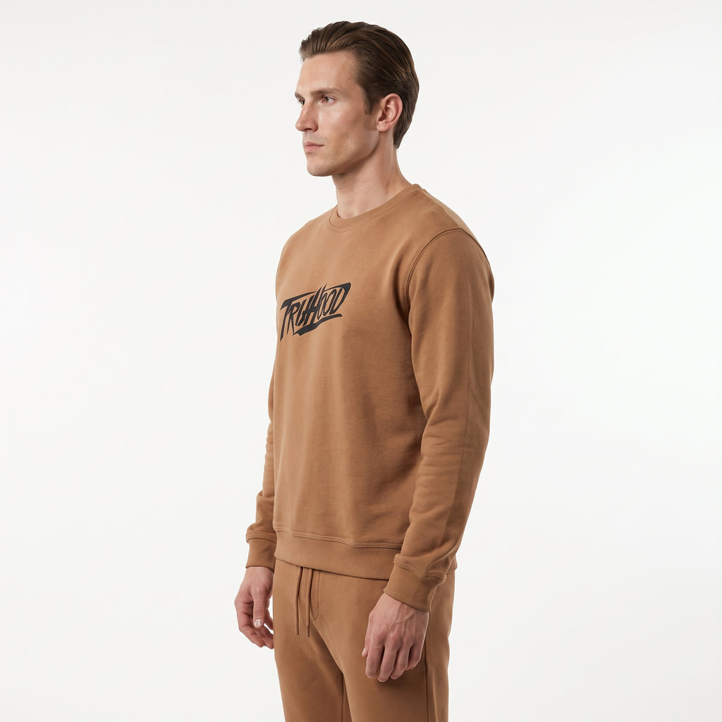Light Brown  Tru Man Sweatsuit Set