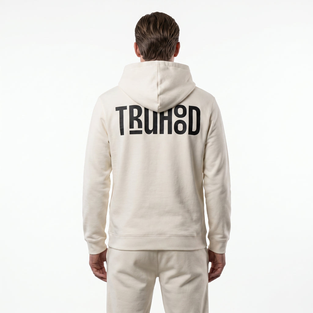 Ivory Tru Man Full Zip Hoodie