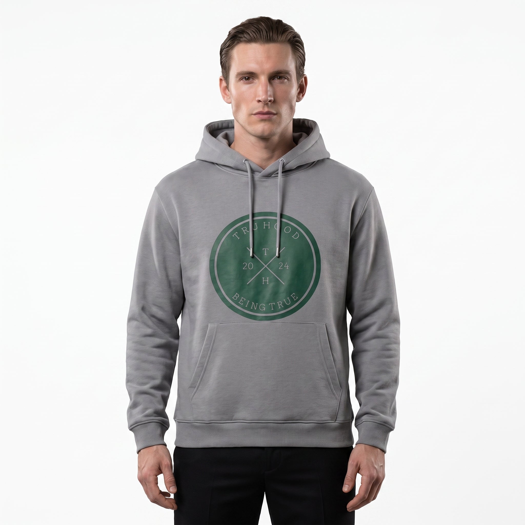 Silver Tru Man Hoodie