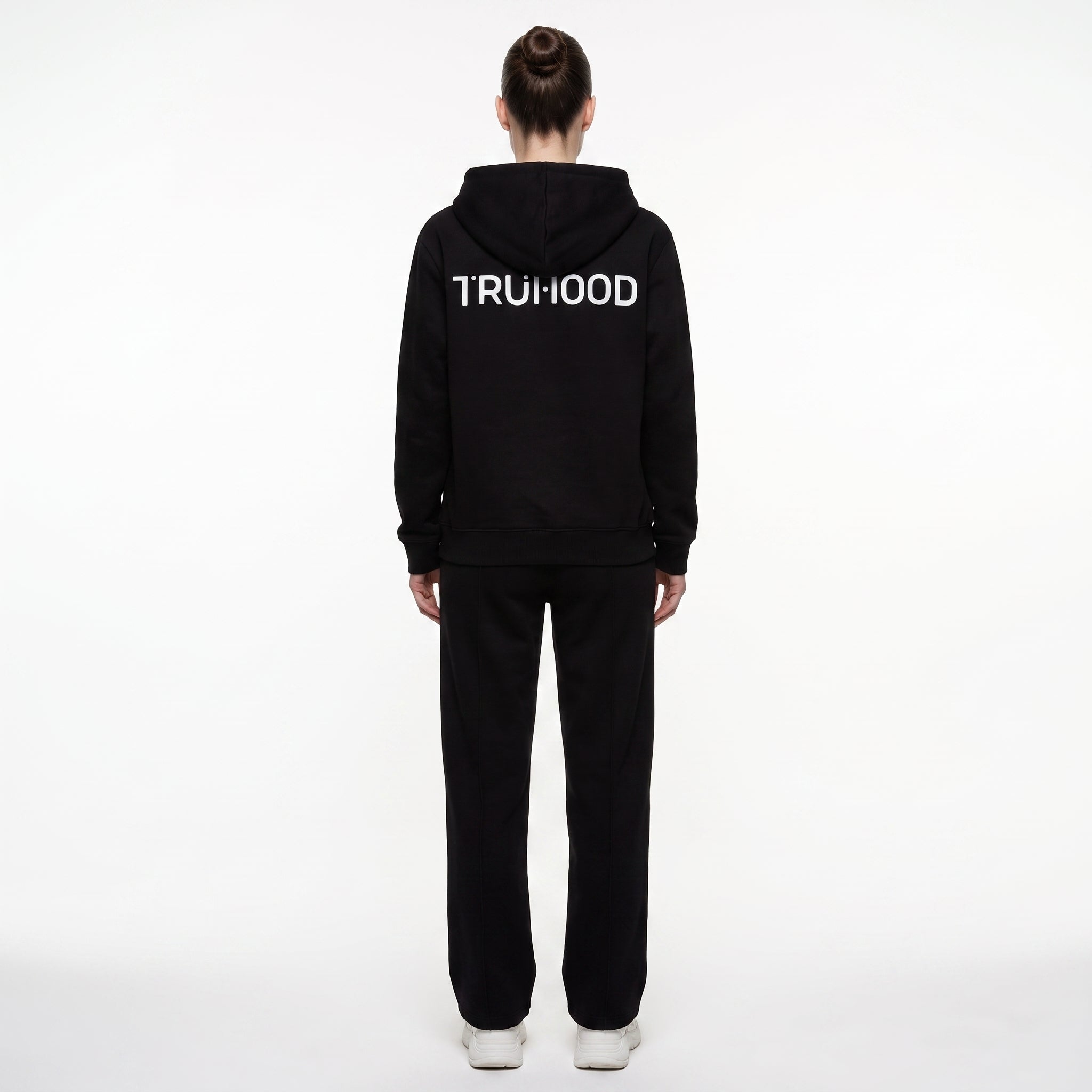 Original Black Tru Woman Full Zip Tracksuit Set