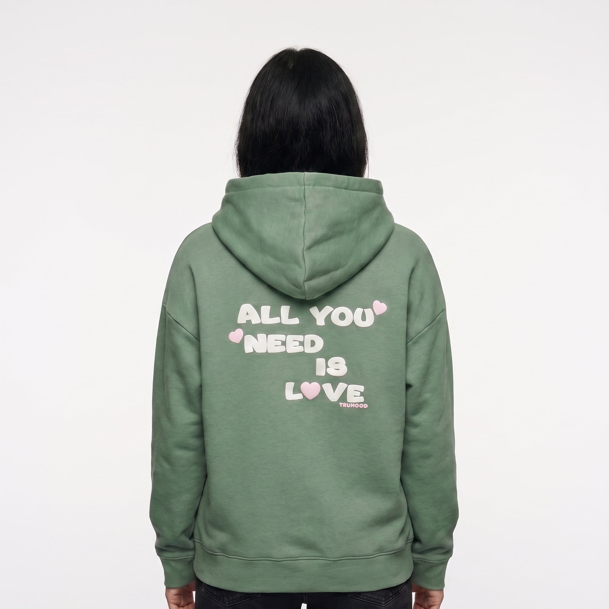Sea Green Tru Woman Oversize Hoodie