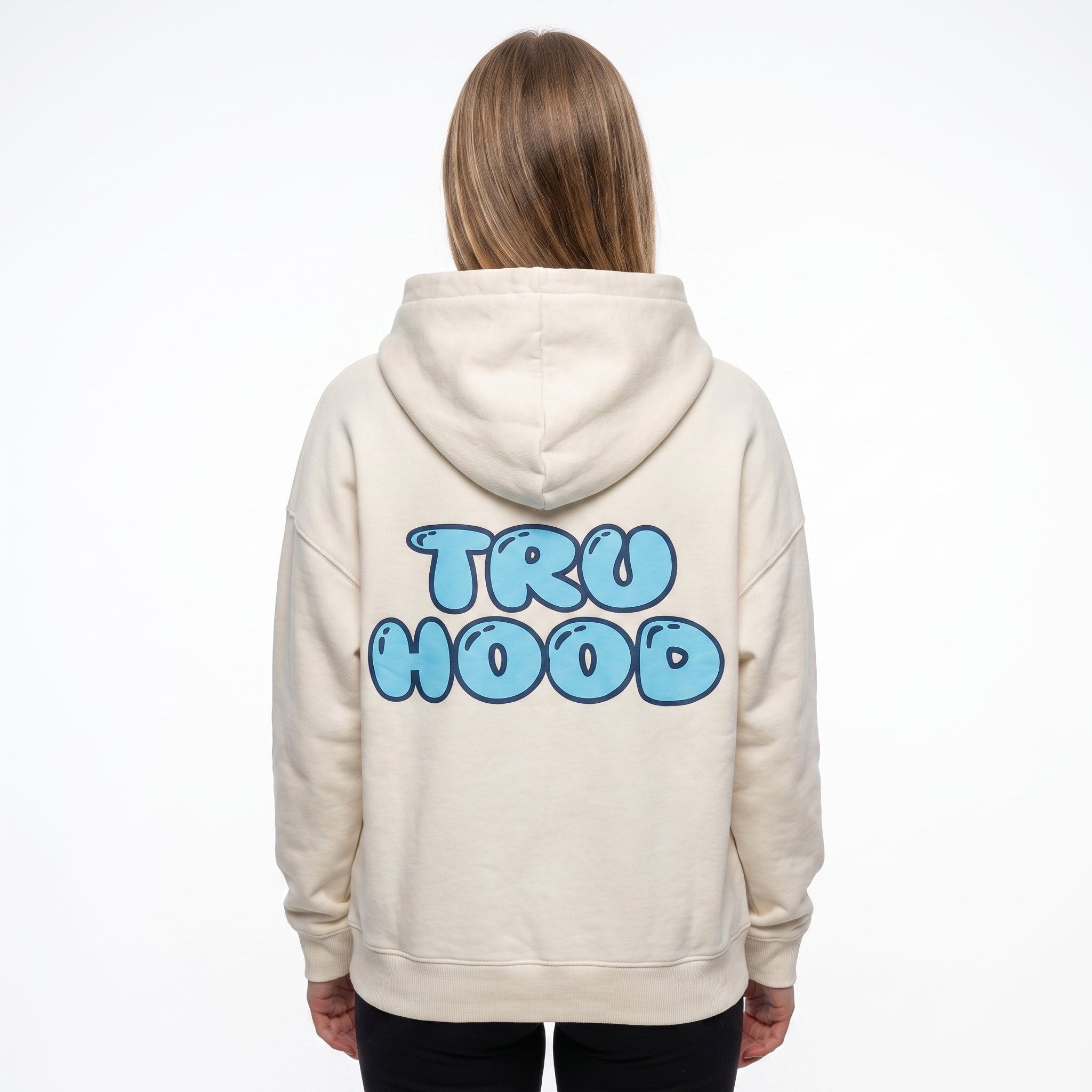 Ivory Tru Woman Oversize Hoodie