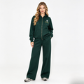 Forest Green Tru Woman Full Zip Tracksuit Set