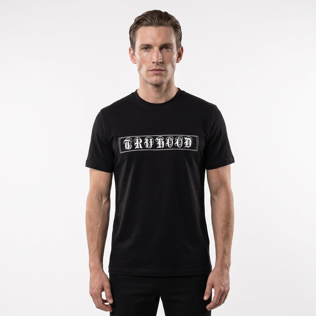 Black & Grey Tru Man T-Shirt Pack Of 2