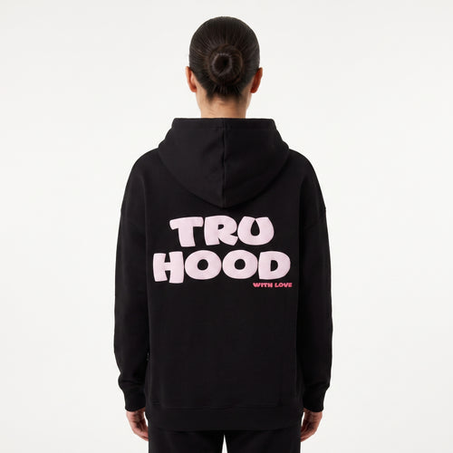 Black Tru Woman Oversize Hoodie