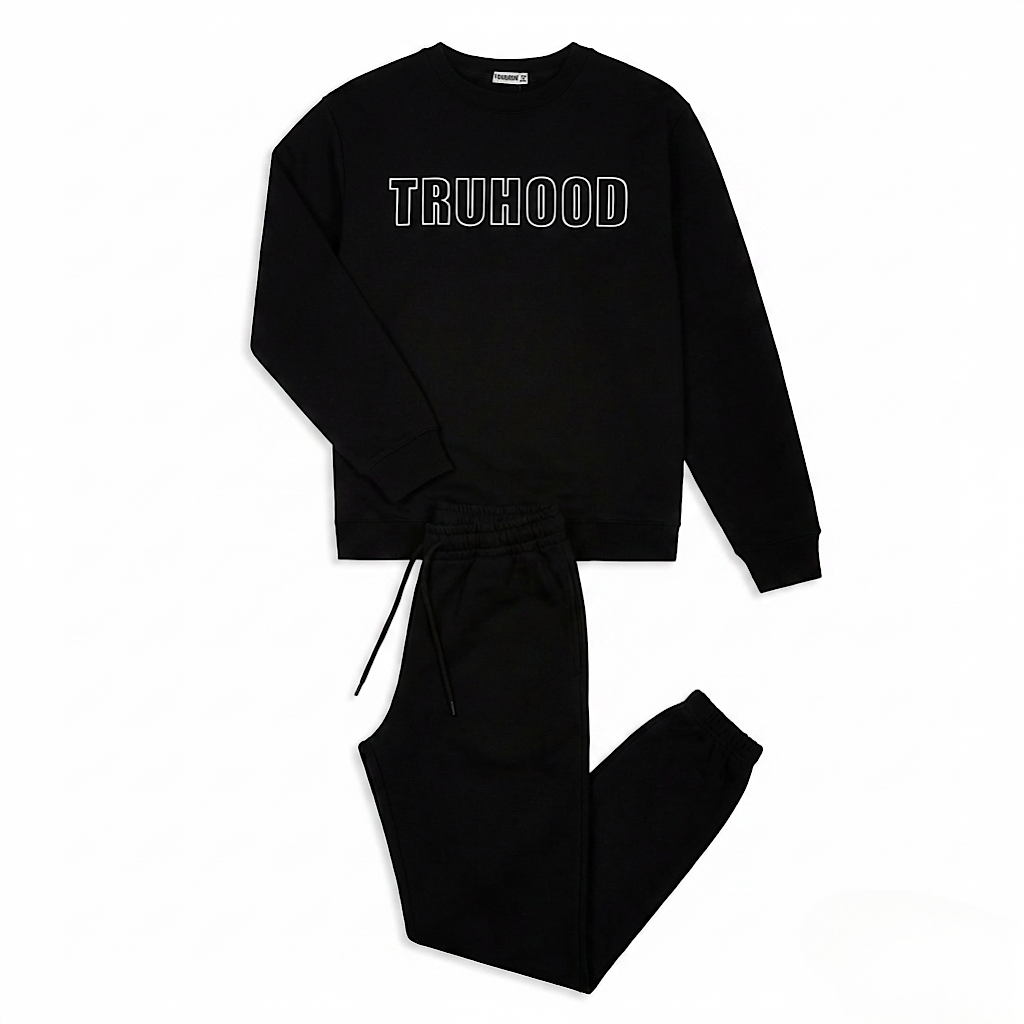 Black Tru Woman Sweatsuit Set