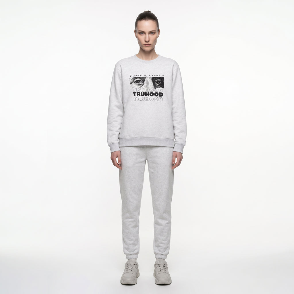 Light Grey Tru Woman Sweatsuit Set