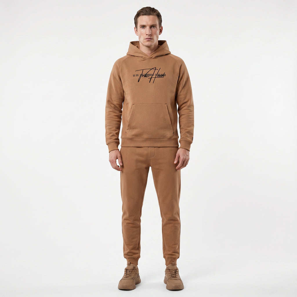 Light Brown Tru Man Tracksuit Set