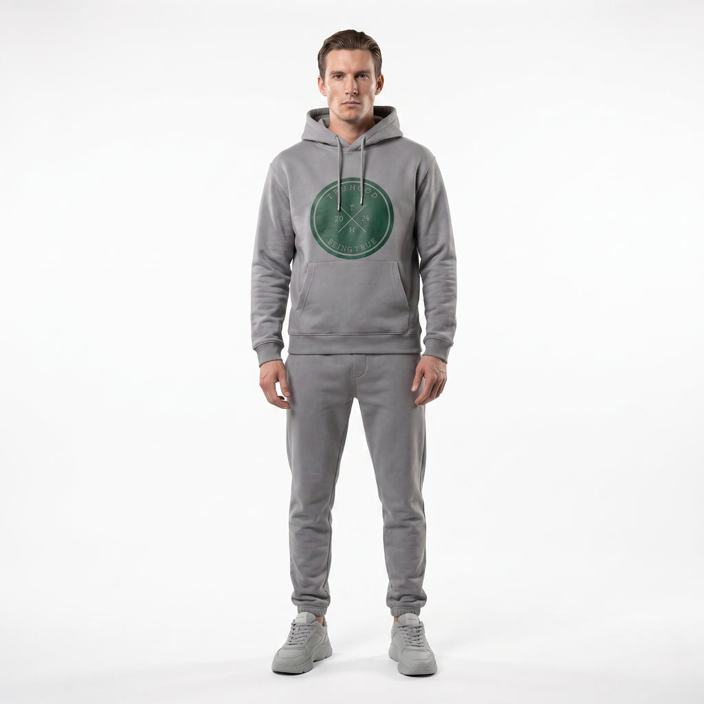 Silver Tru Man Tracksuit Set