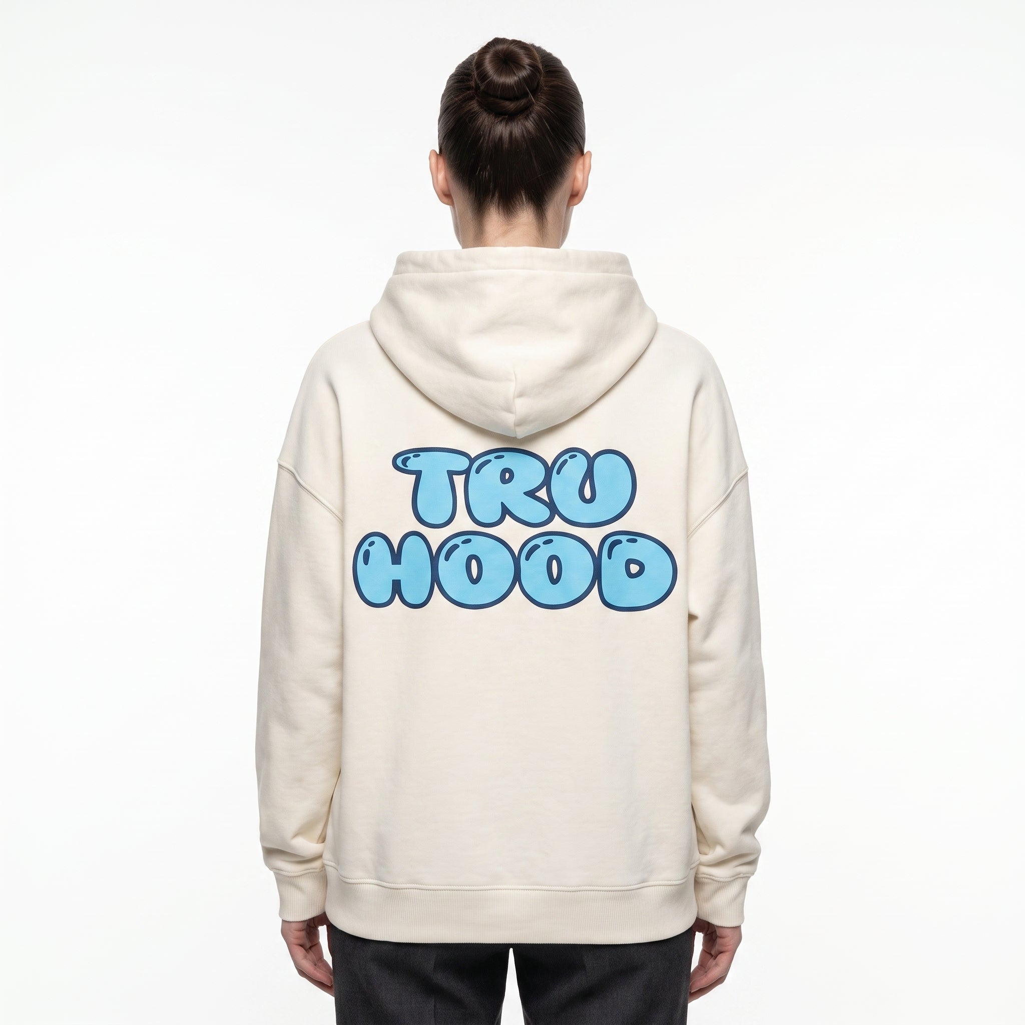Ivory Tru Woman Oversize Hoodie