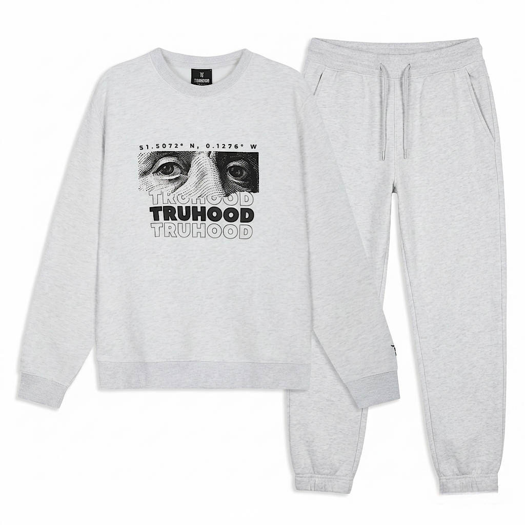 Light Grey Tru Woman Sweatsuit Set
