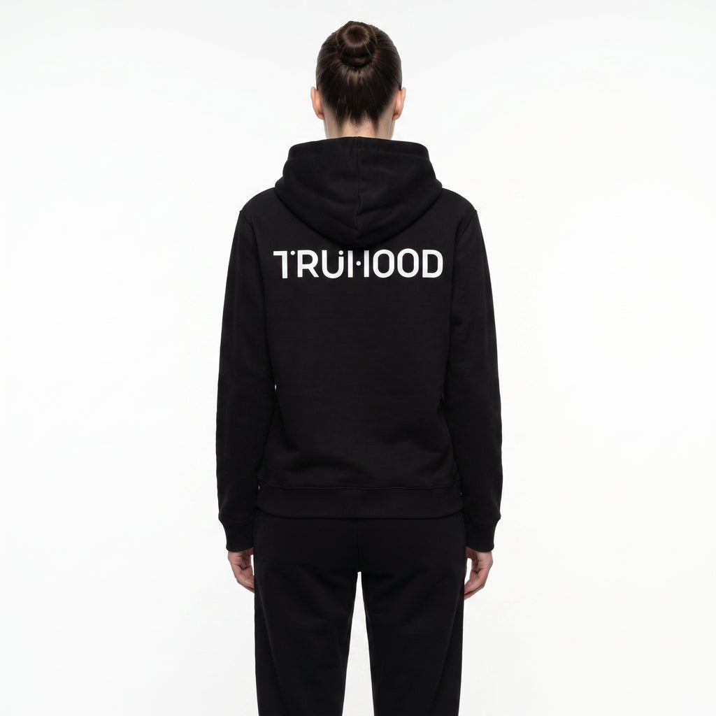 Original Black Tru Woman Full Zip Tracksuit Set
