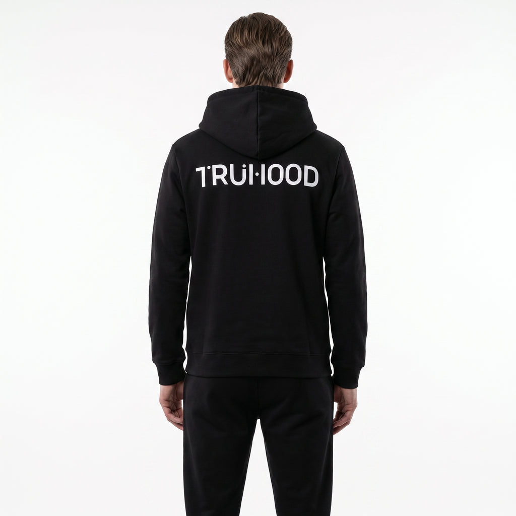 Original Black Tru Man Full Zip Hoodie