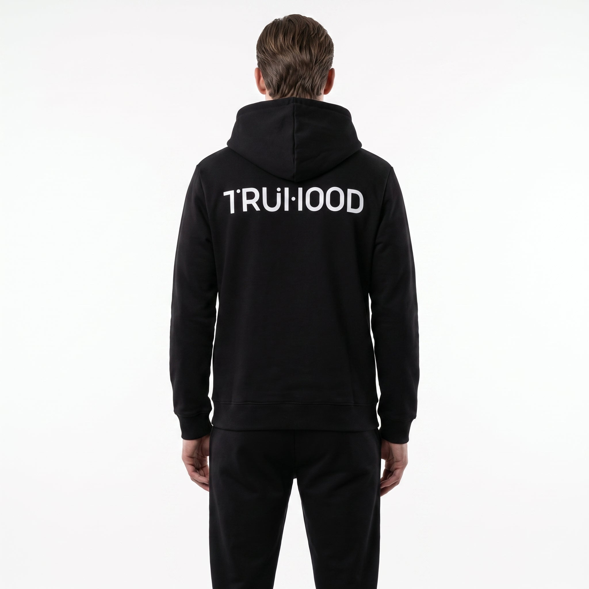 Original Black Tru Man Full Zip Tracksuit Set