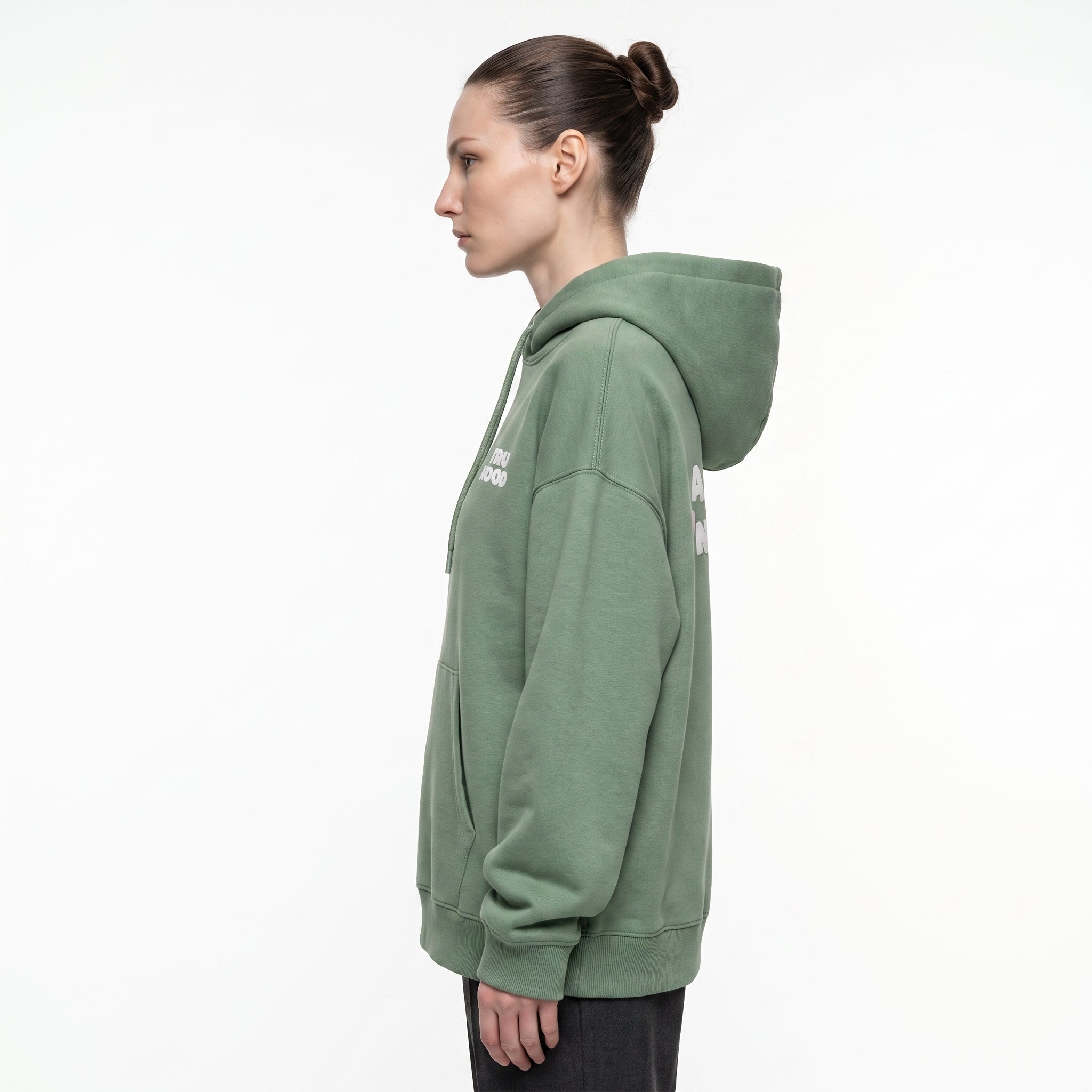 Sea Green Tru Woman Oversize Hoodie