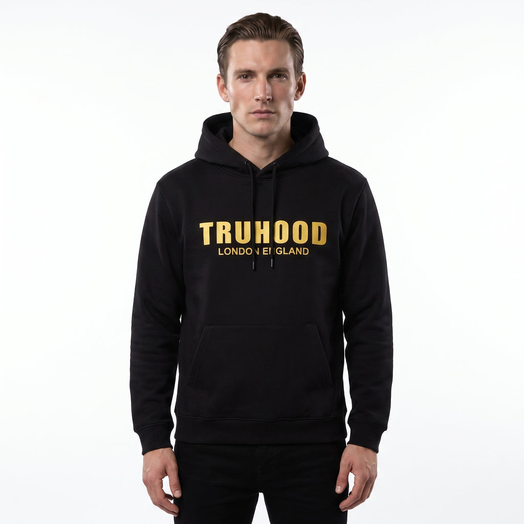 Gold Black Tru Man Hoodie