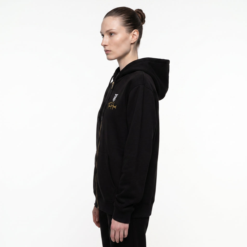 Original Black Tru Woman Full Zip Tracksuit Set
