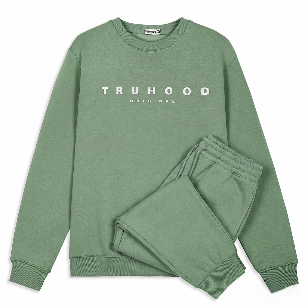 Sea Green Tru Woman Sweatsuit Set