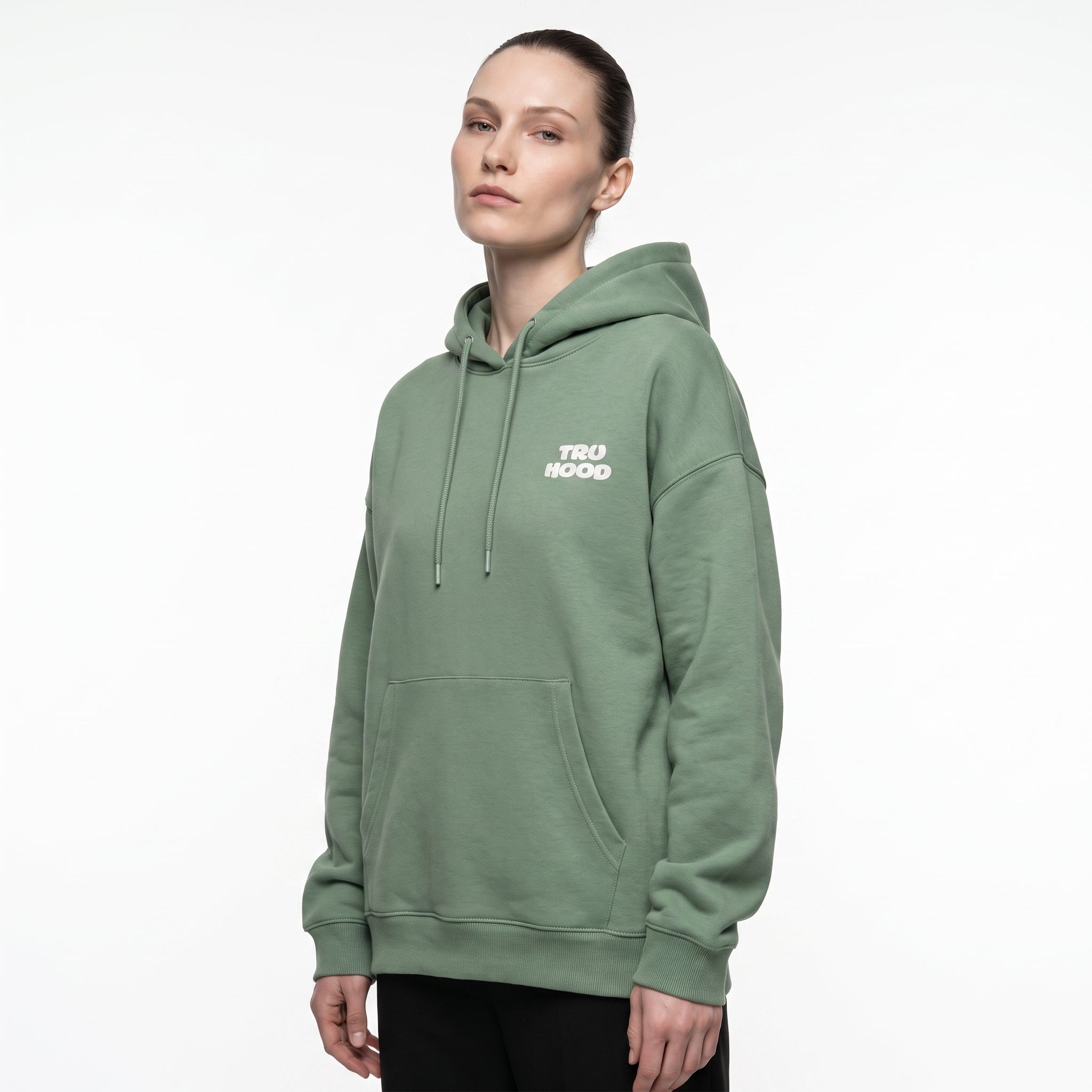 Sea Green Tru Woman Oversize Hoodie