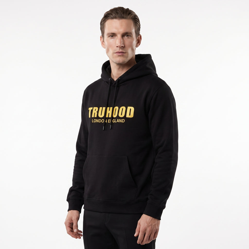 Gold Black Tru Man Hoodie