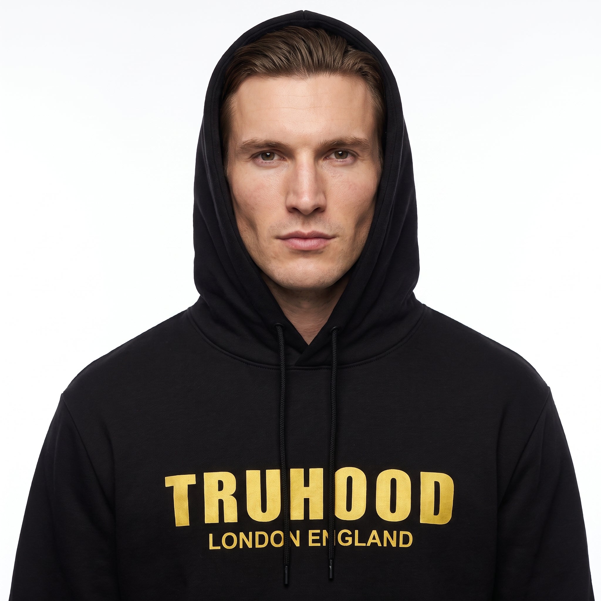 Gold Black Tru Man Hoodie