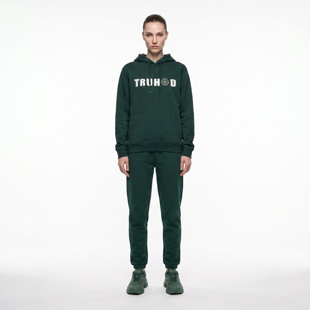 Forest Green Tru Woman Tracksuit Set