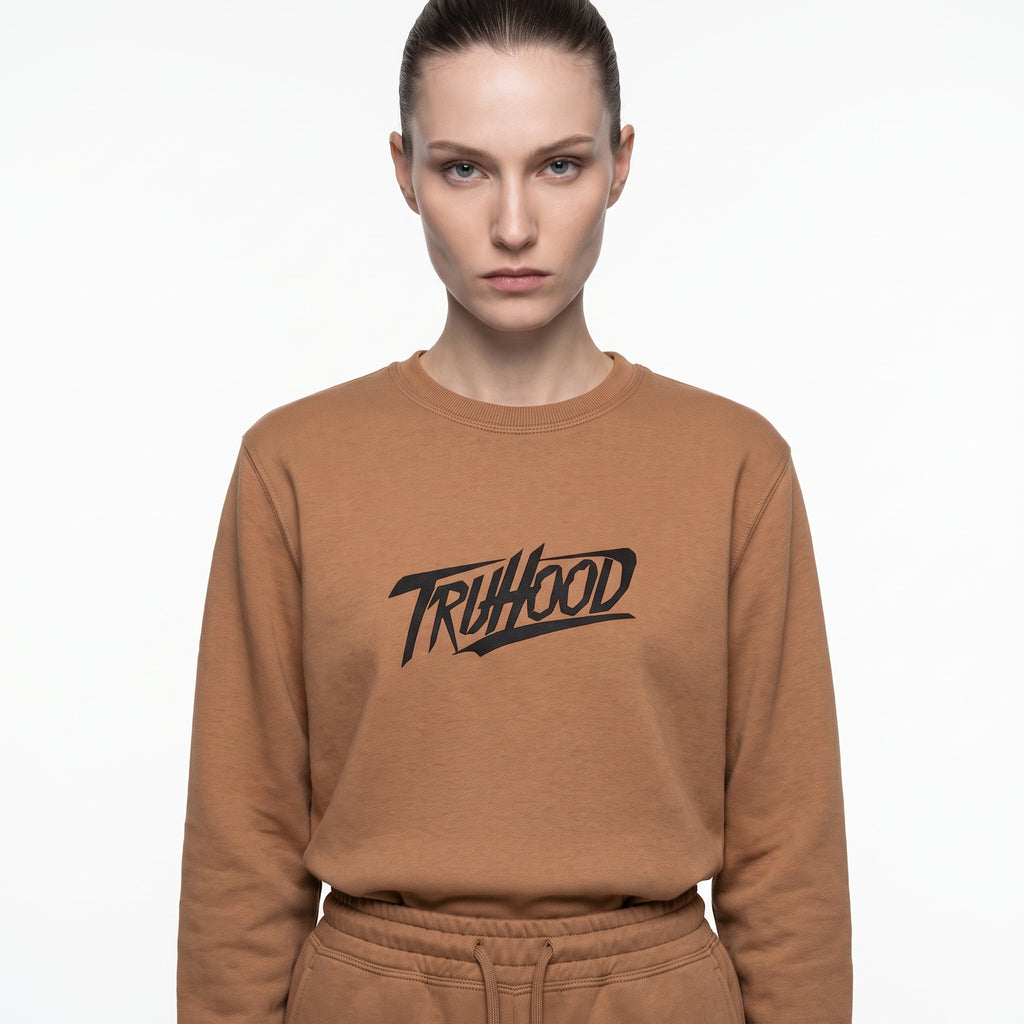 Light Brown Tru Woman Sweatshirt