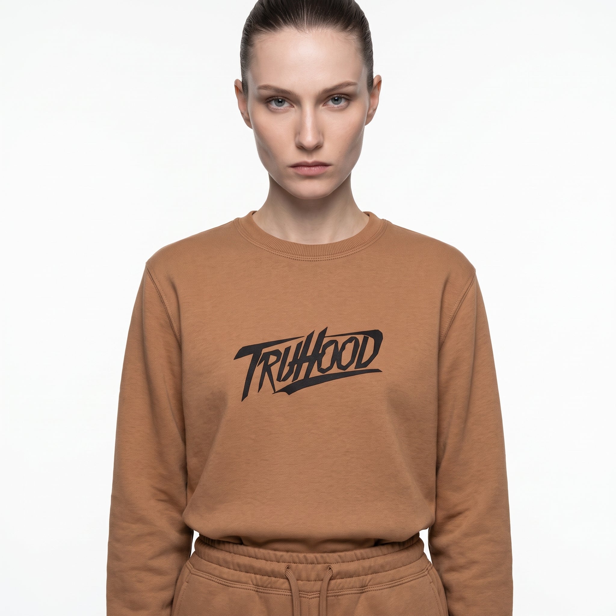 Light Brown Tru Woman Sweatshirt