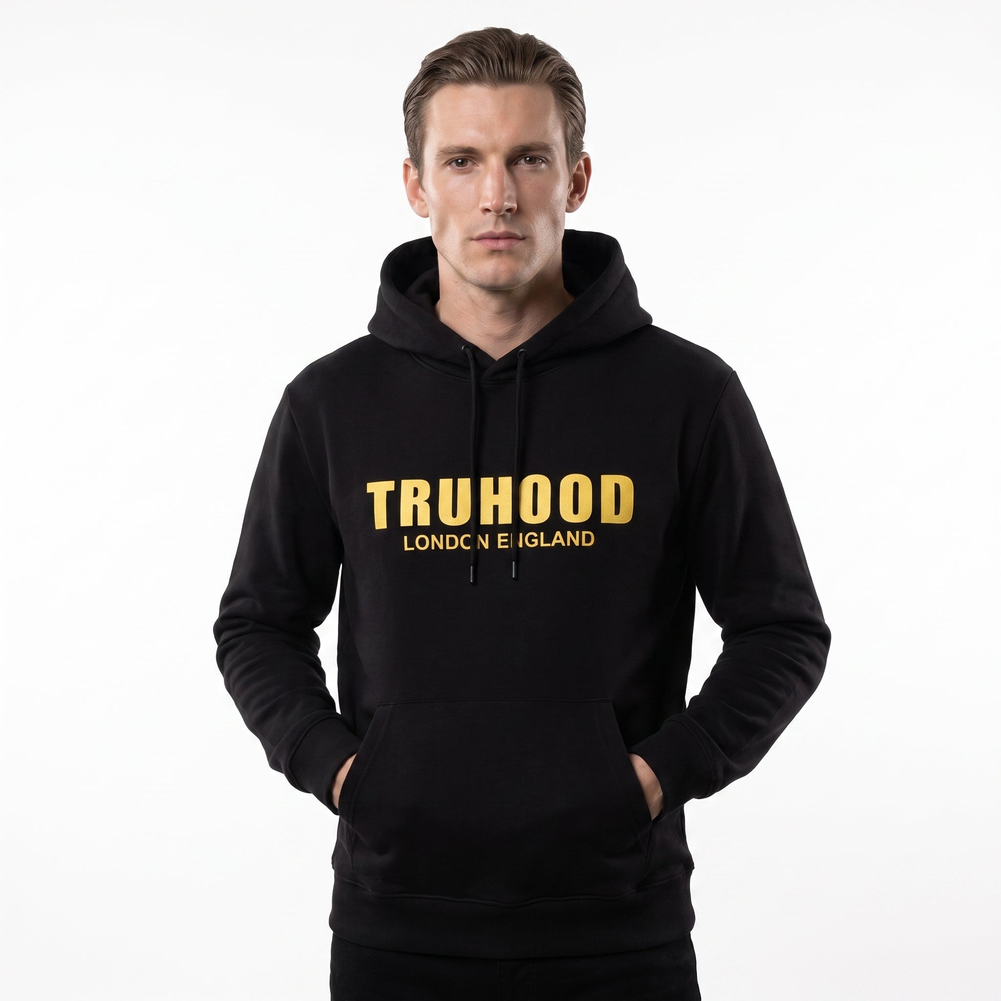 Gold Black Tru Man Hoodie