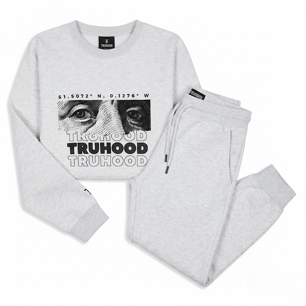 Light Grey Tru Woman Sweatsuit Set
